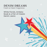 Denim Dreams Medium Signature Pillar Candles
