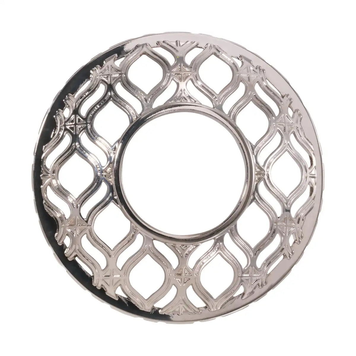Chrome Trellis Illuma-Lid® Illuma-Lid® Jar Candle Topper