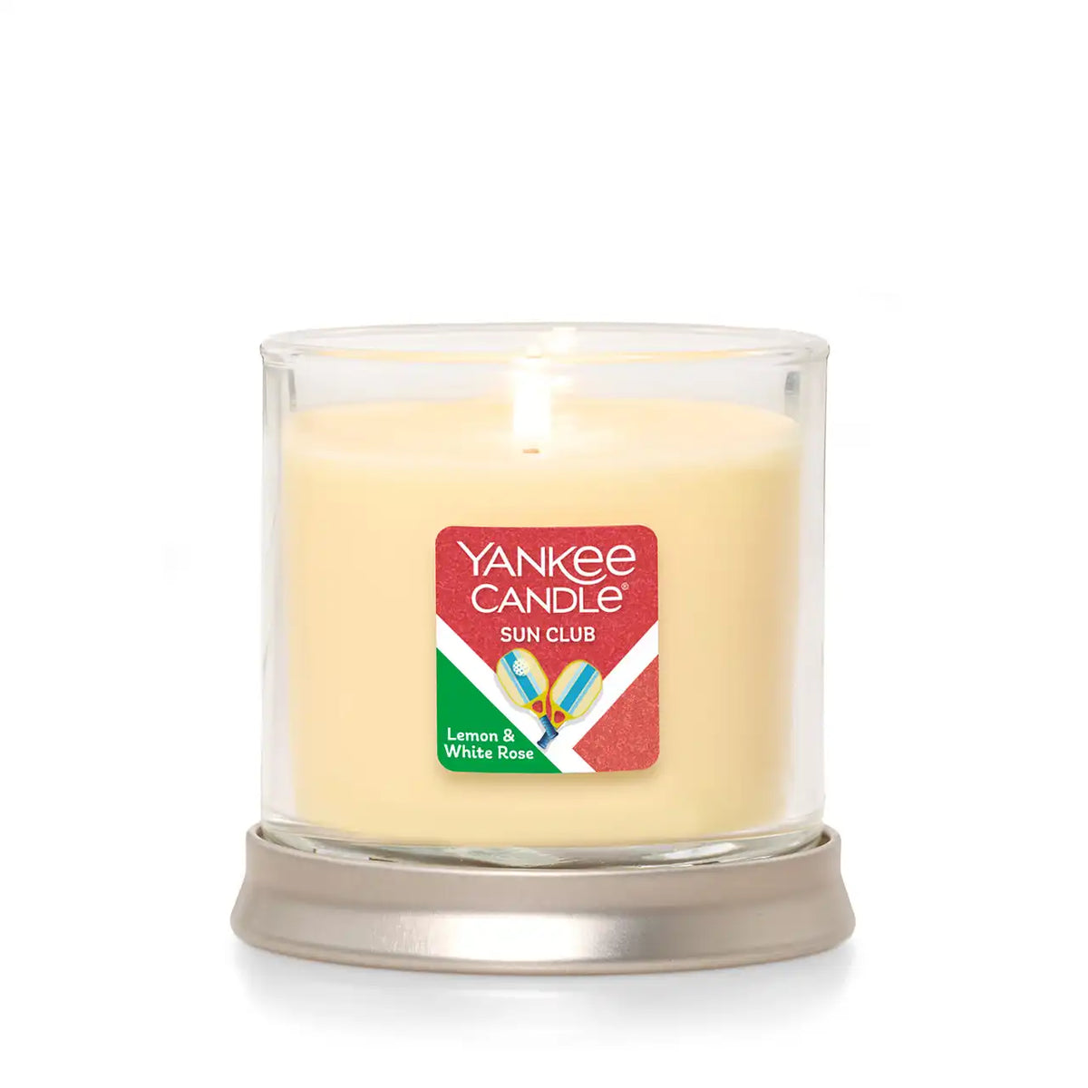 Sun Club - Lemon & White Rose Small Tumbler Candle
