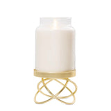 Golden Halo Candle Pedestal