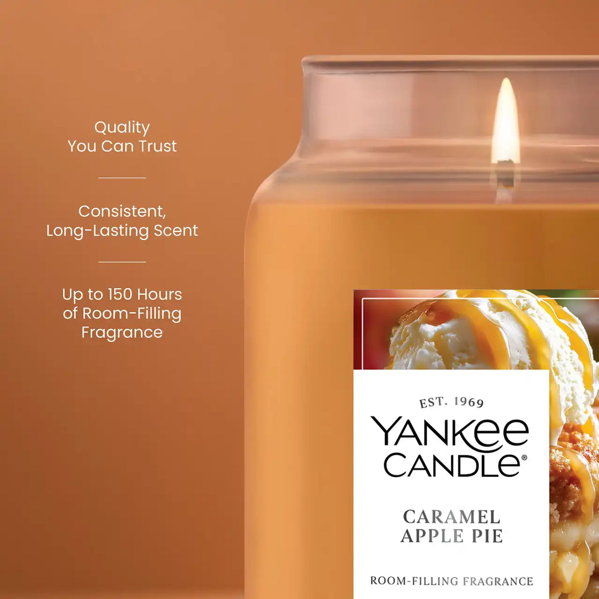 Caramel Apple Pie Original Large Jar Candle