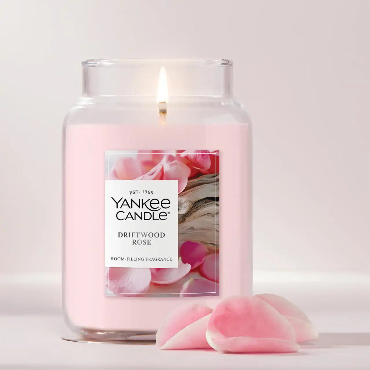 Driftwood Rose Original Large Jar Candle