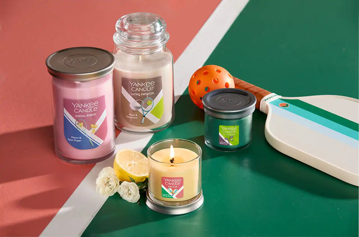Sun Club - Lemon & White Rose Small Tumbler Candle