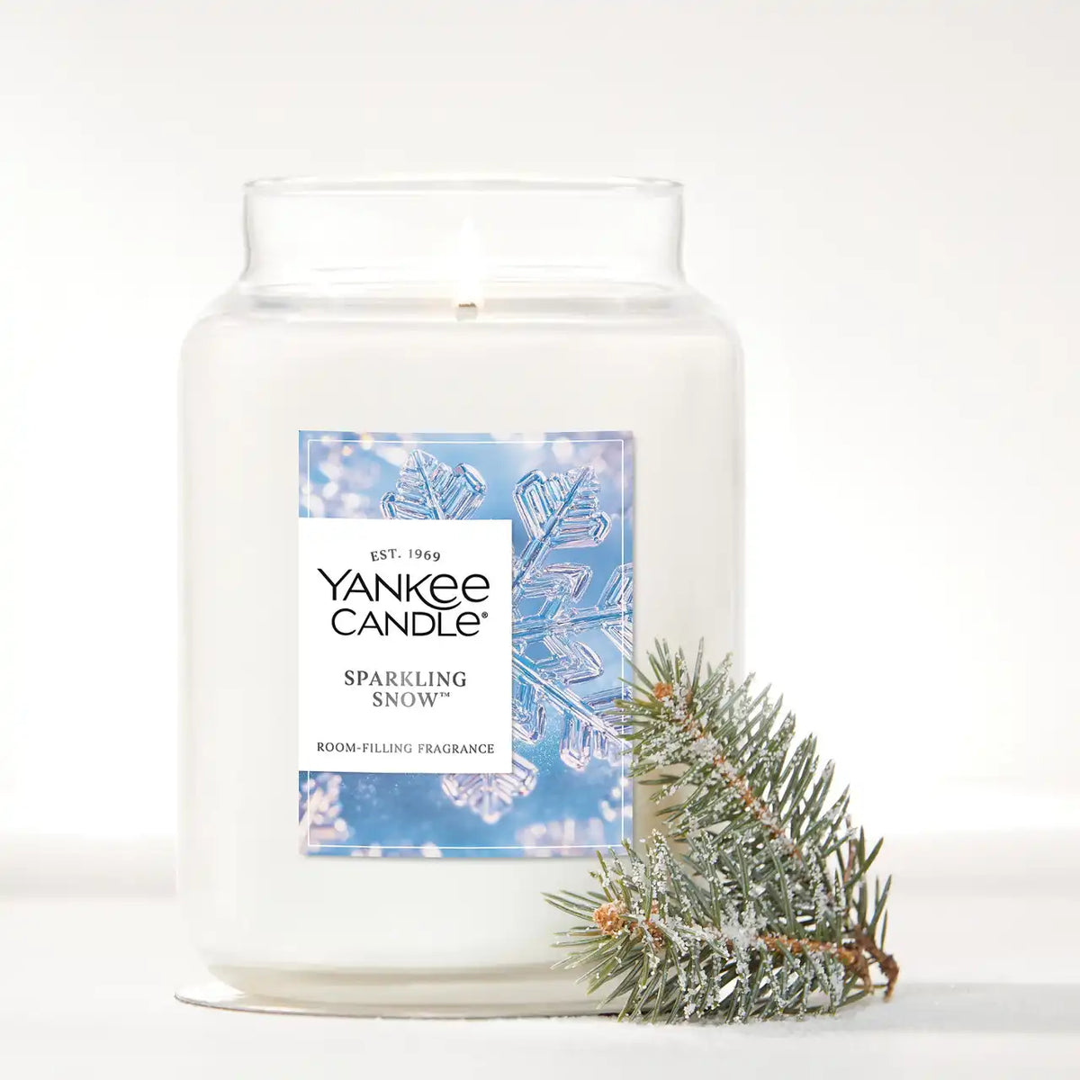 Sparkling Snow™ Original Large Jar Candle