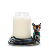 Twilight Whiskers Jar Candle Holder Jar Candle Holder