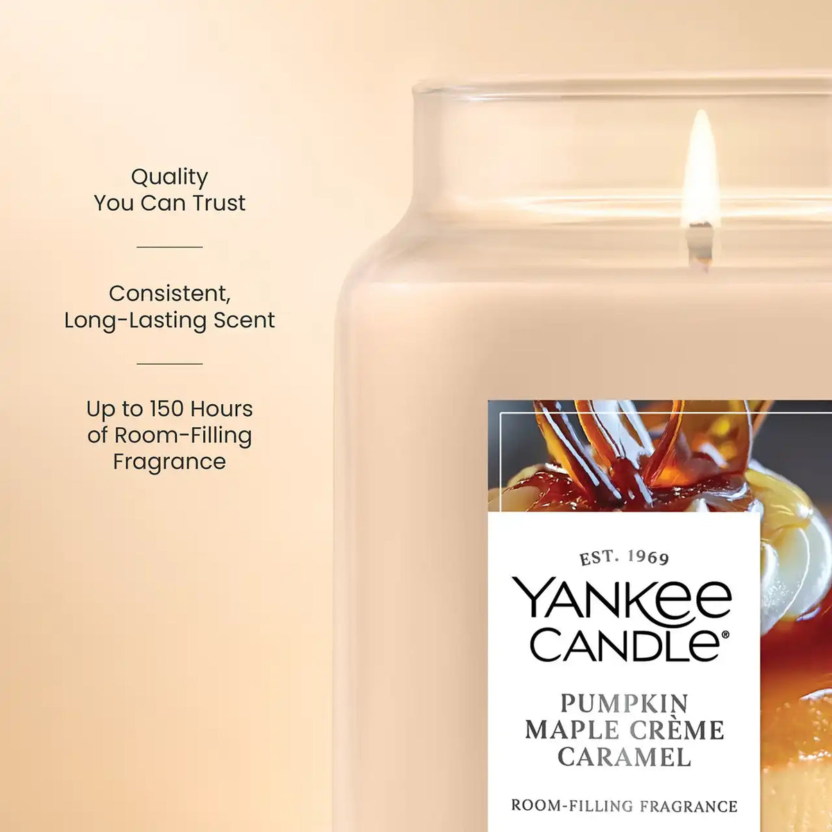 Pumpkin Maple Crème Caramel Original Large Jar Candle
