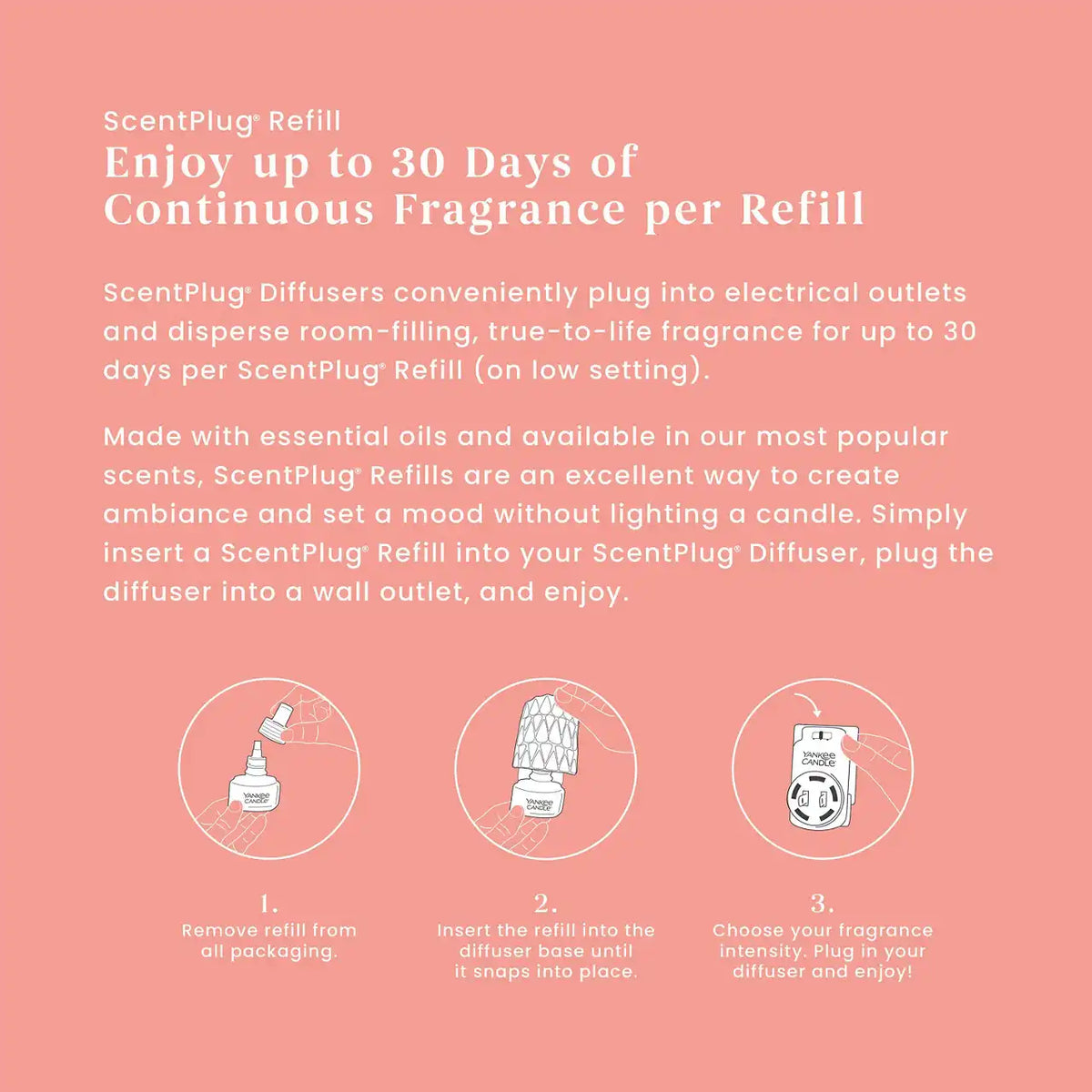 White Strawberry Bellini ScentPlug® Refill