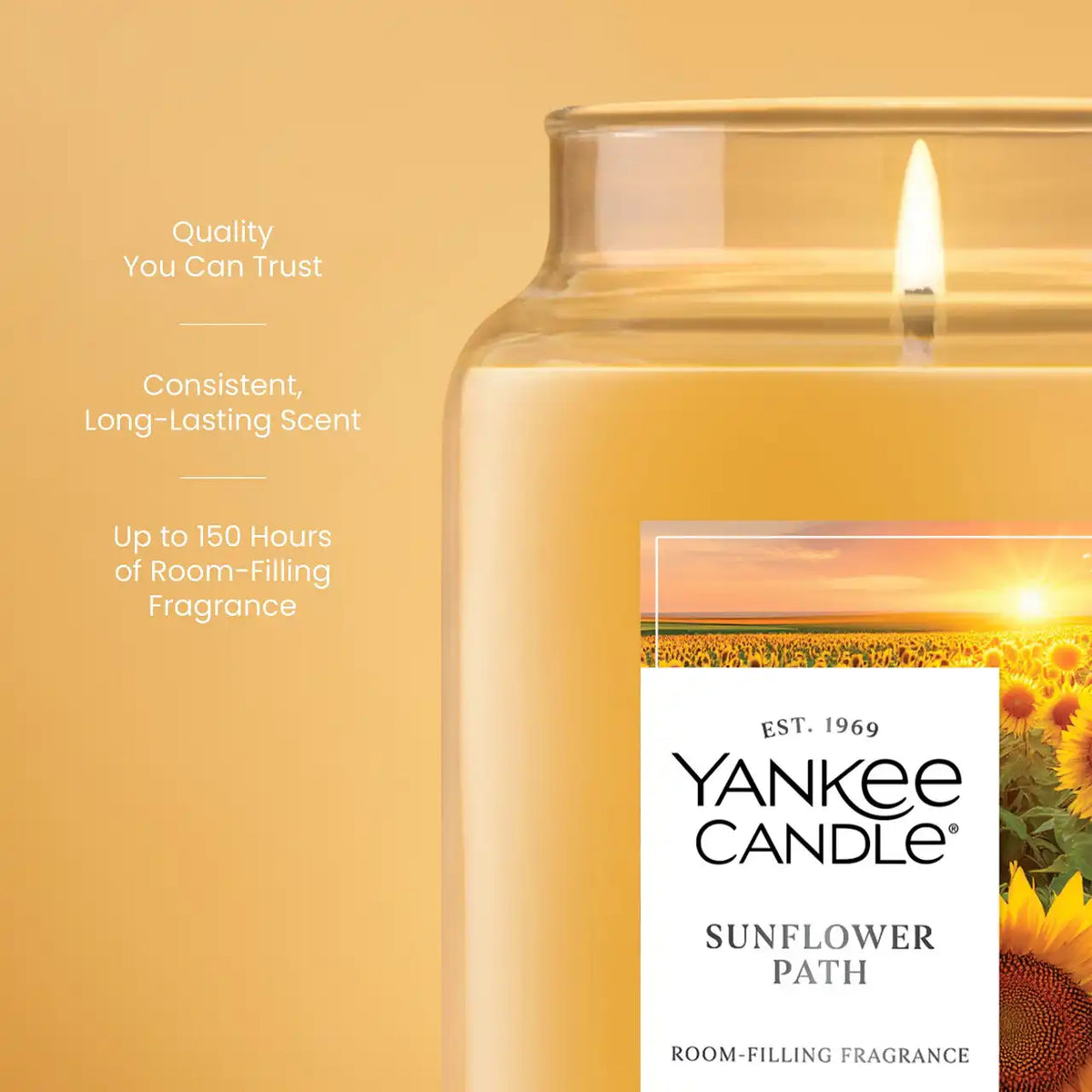 Sunflower Path Original Large Jar Candle