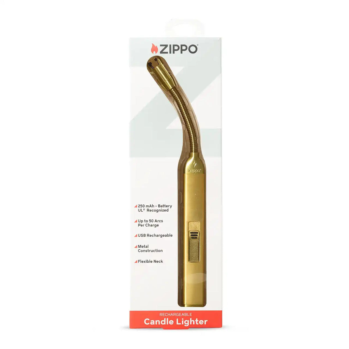 Zippo Rechargeable Gold Candle Lighter Candle Tool