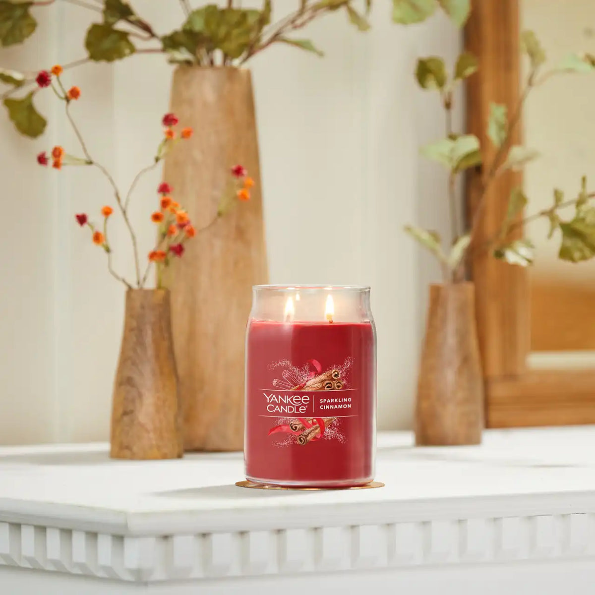 Sparkling Cinnamon Signature Large Jar Candle