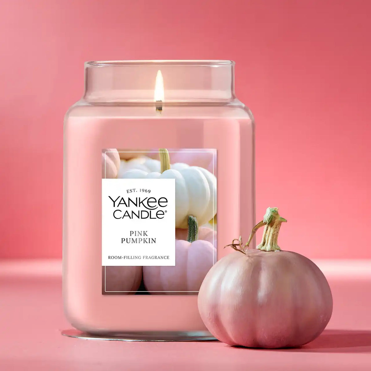 Pink Pumpkin Original Large Jar Candle