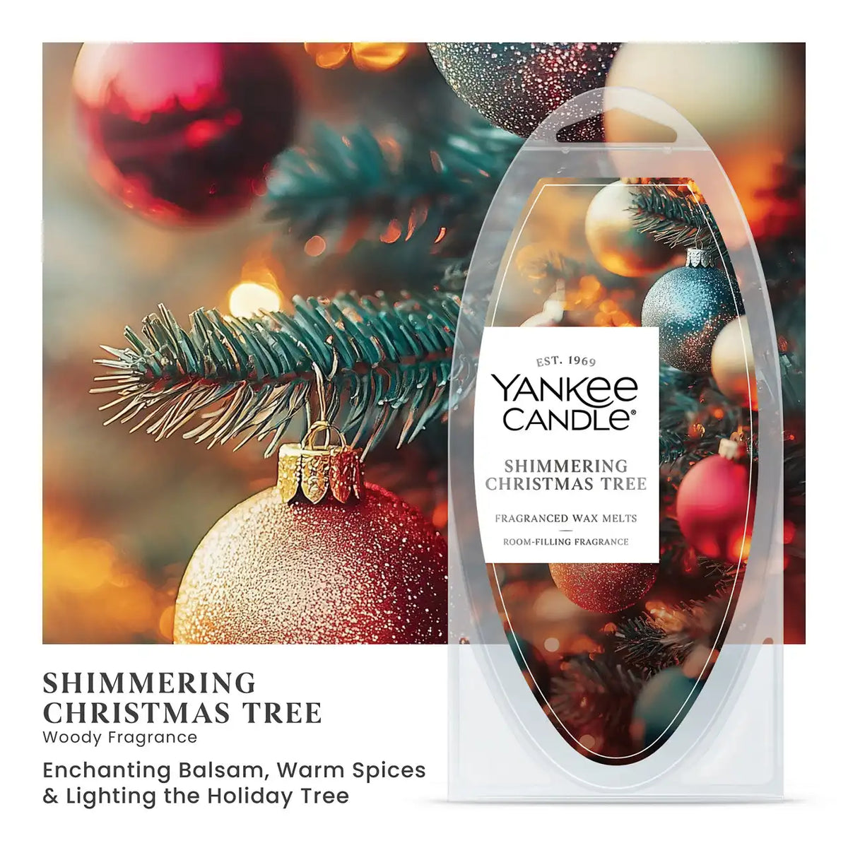 Shimmering Christmas Tree Wax Melts 6-Packs