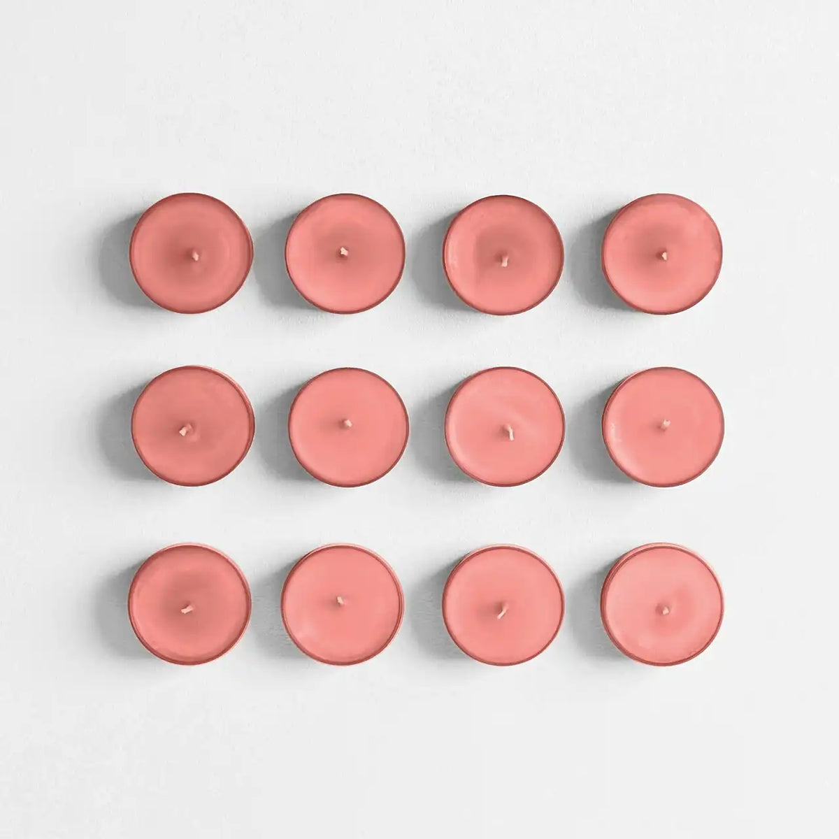 White Strawberry Bellini Tea Light Candles