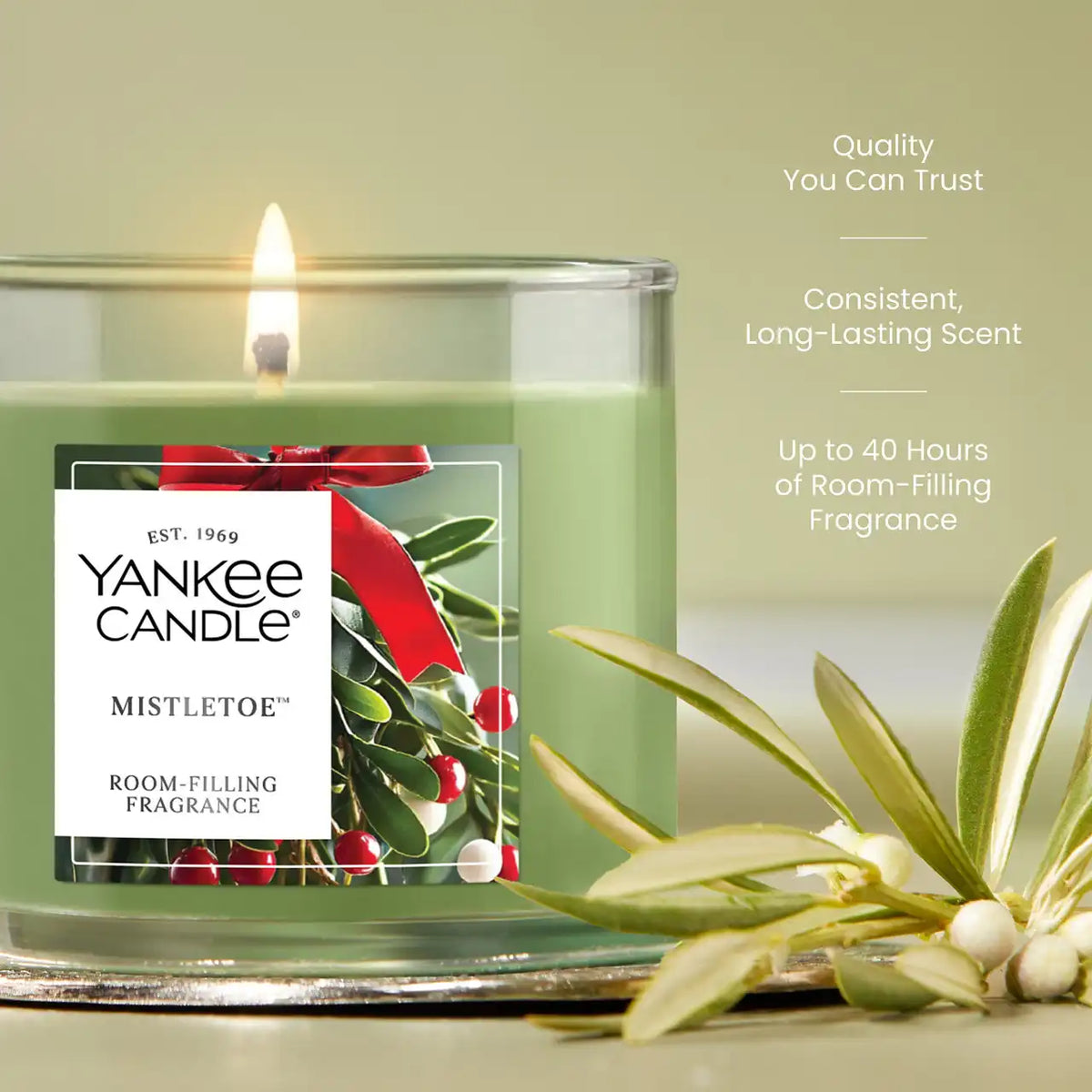 Mistletoe™ Small Tumbler Candle