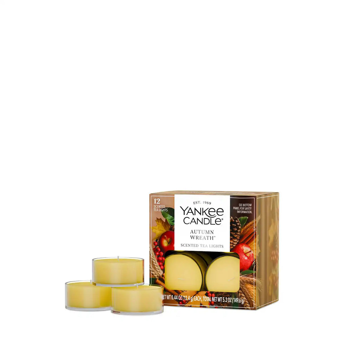 Autumn Wreath™ Tea Light Candle