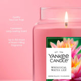 Whimsical Water Lily Original Large Jar Candle