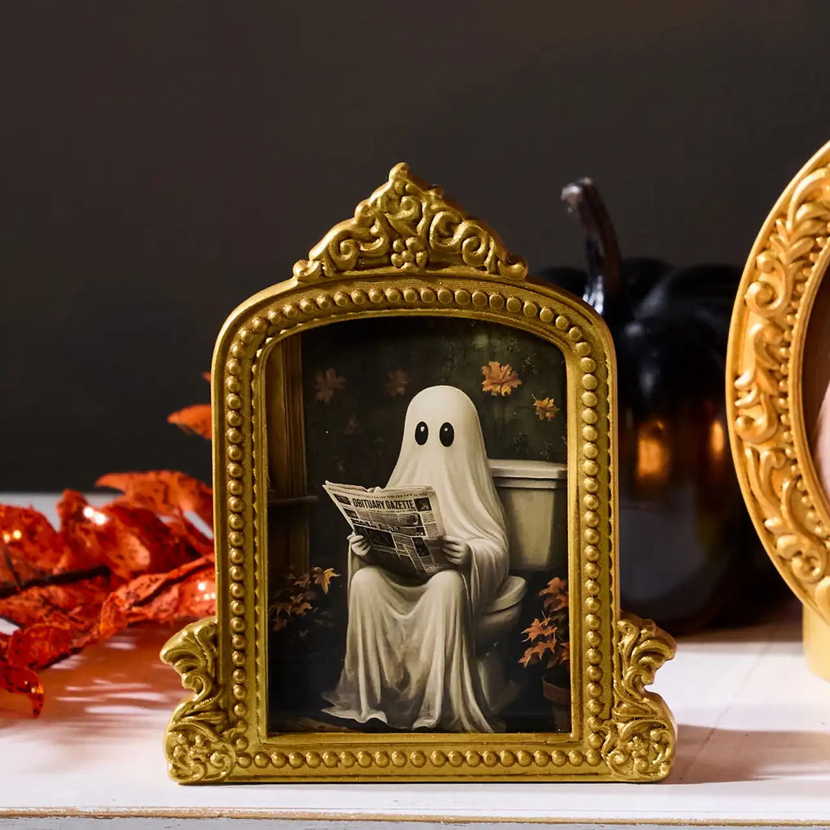 Reading Ghost Portrait Tea Light Candle Holder Tea Light Candle Holders
