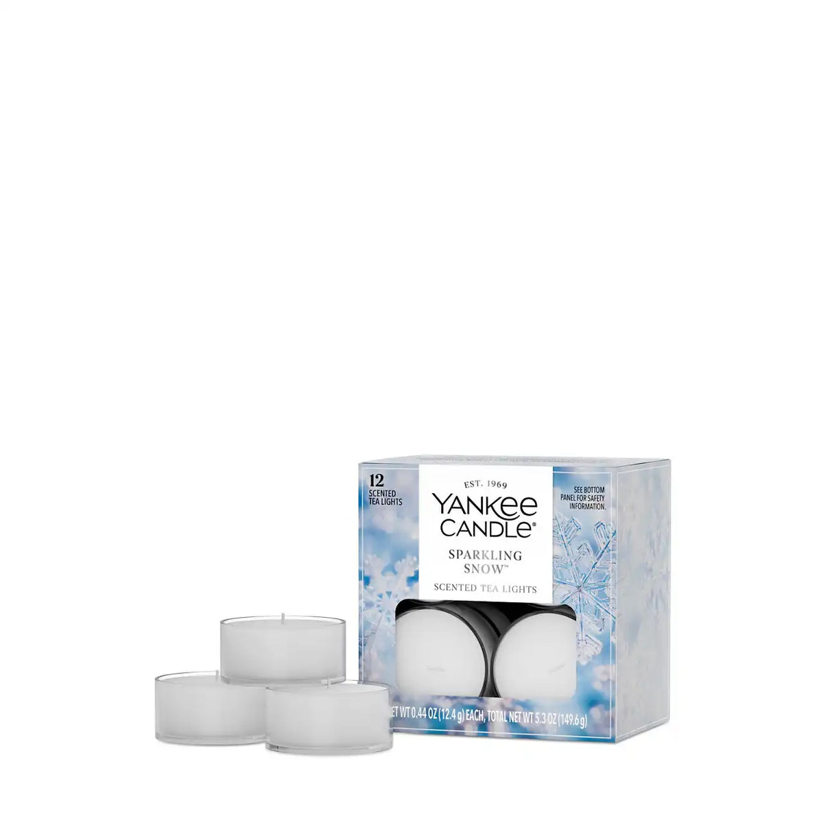Sparkling Snow™ Tea Light Candles