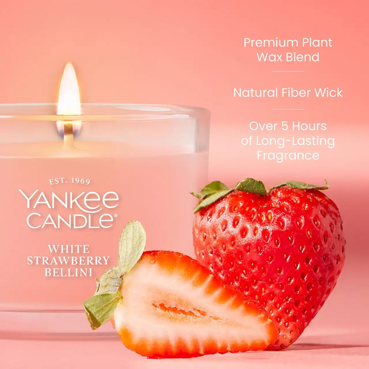 White Strawberry Bellini Yankee Candle® Minis