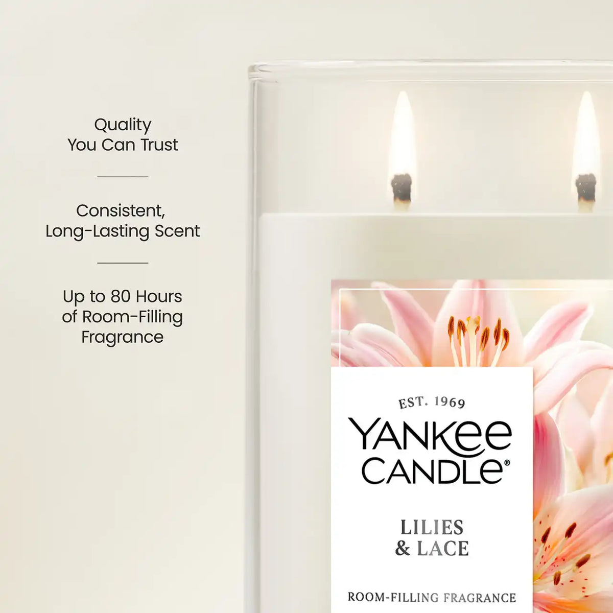 Lilies & Lace Large Tumbler Candle