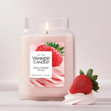 Strawberry Swirl Original Large Jar Candle
