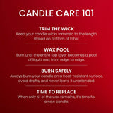 Red Apple Wreath 3-Wick Candle