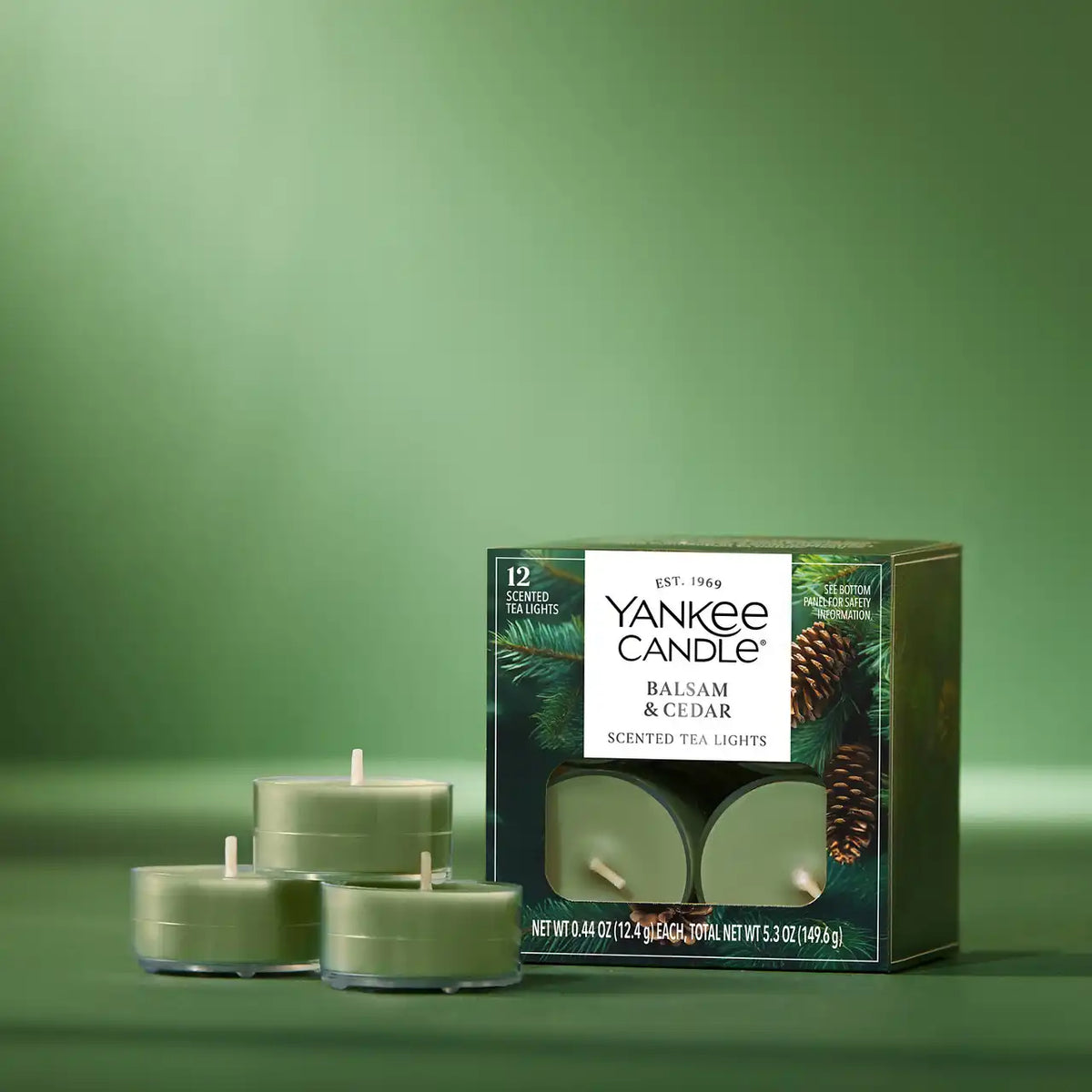 Balsam & Cedar Tea Light Candles