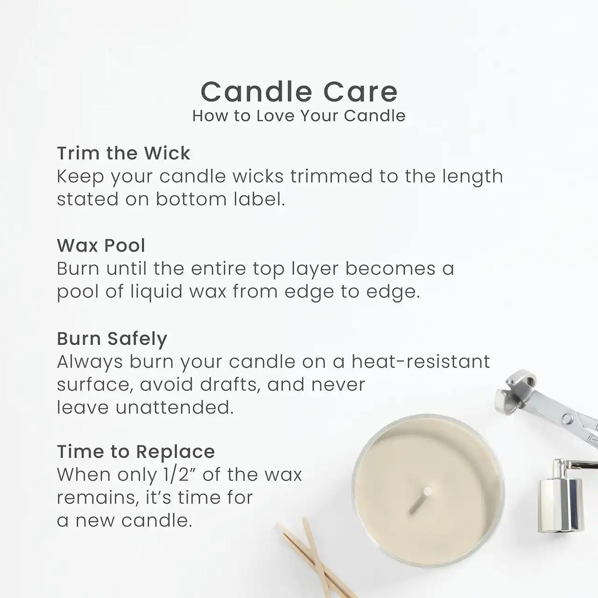 Decadent Gold Perfect Wick Trimmer Candle Tool