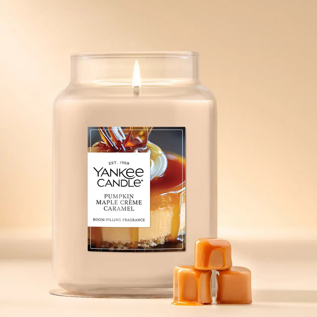 Pumpkin Maple Crème Caramel Original Large Jar Candle