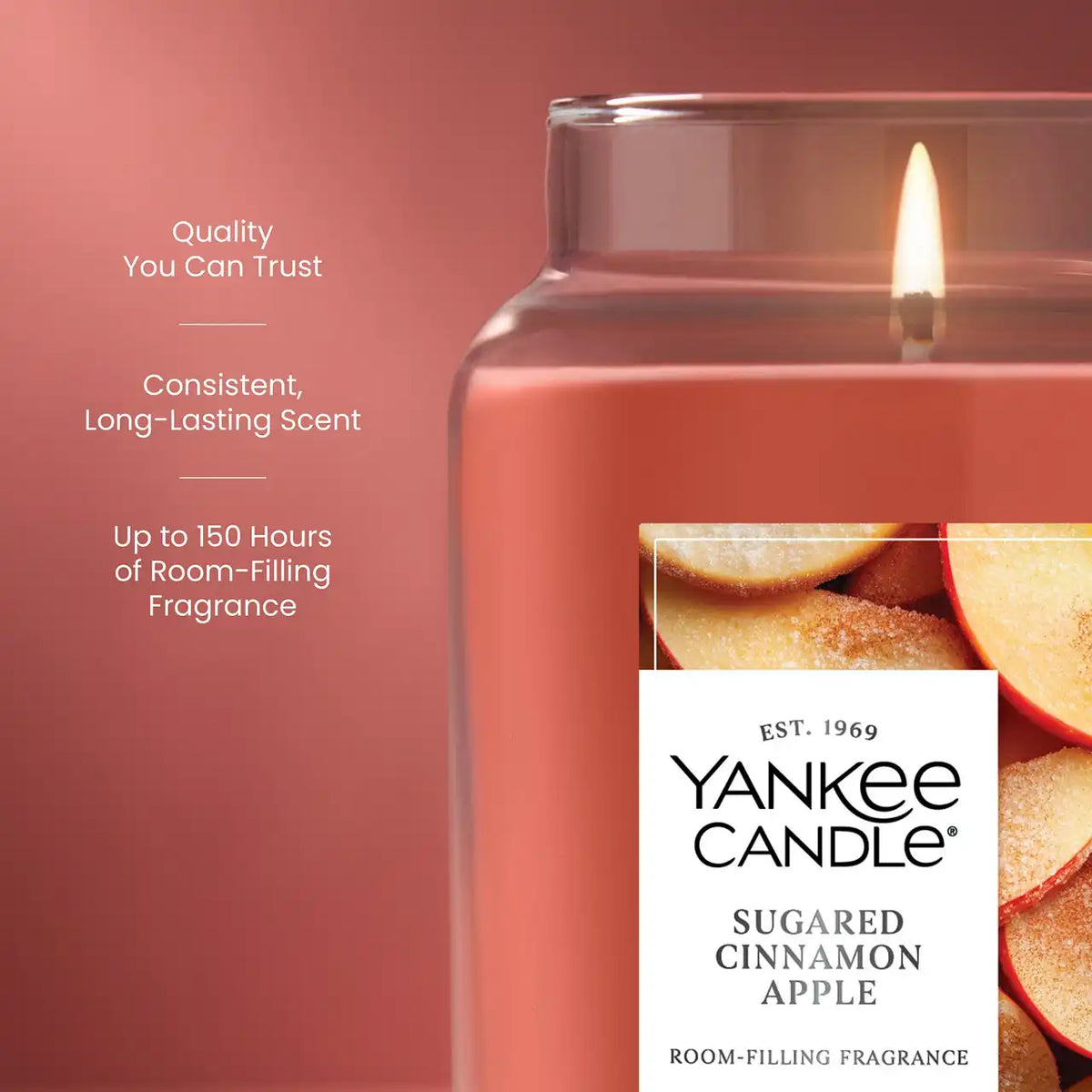 Sugared Cinnamon Apple Original Large Jar Candle