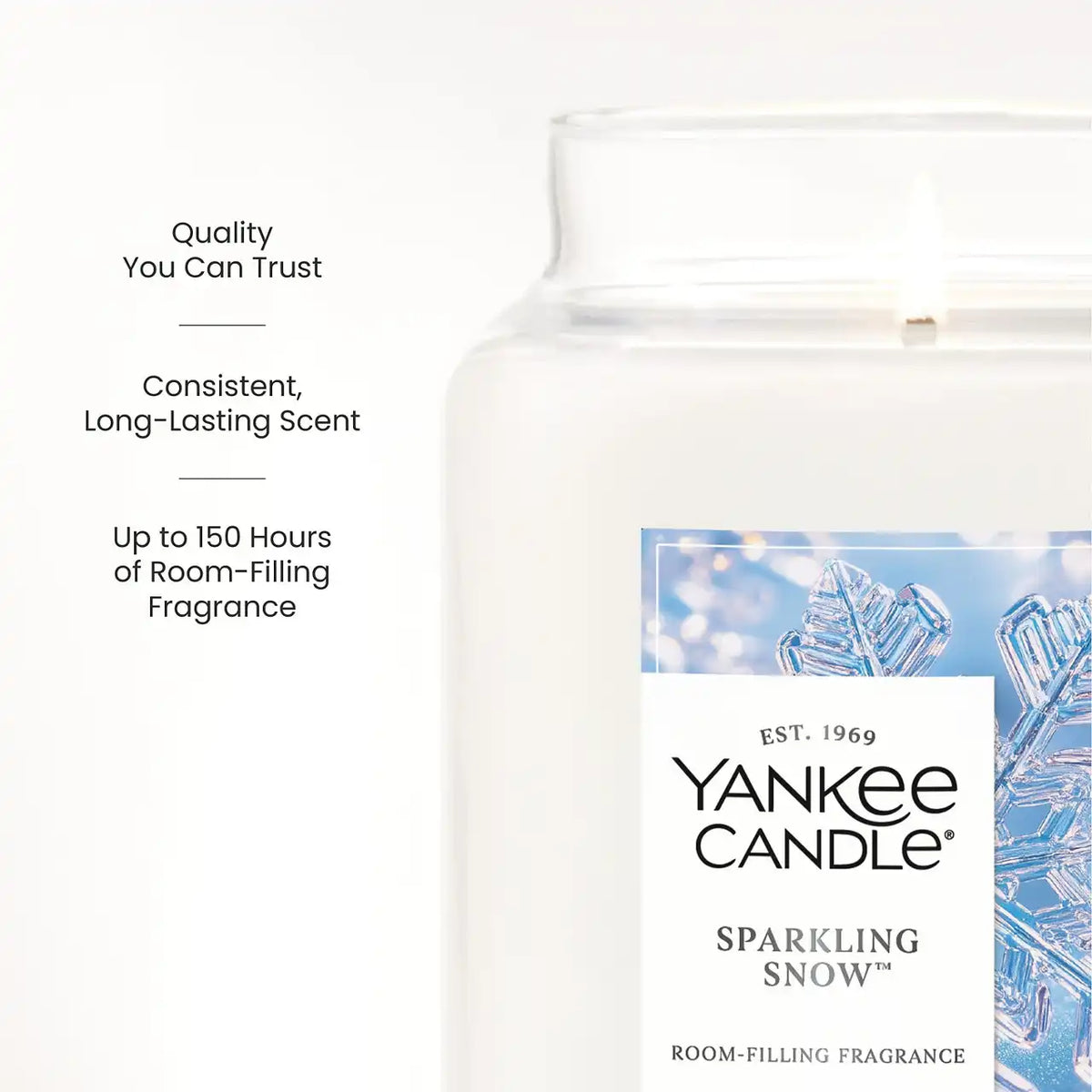 Sparkling Snow™ Original Large Jar Candle