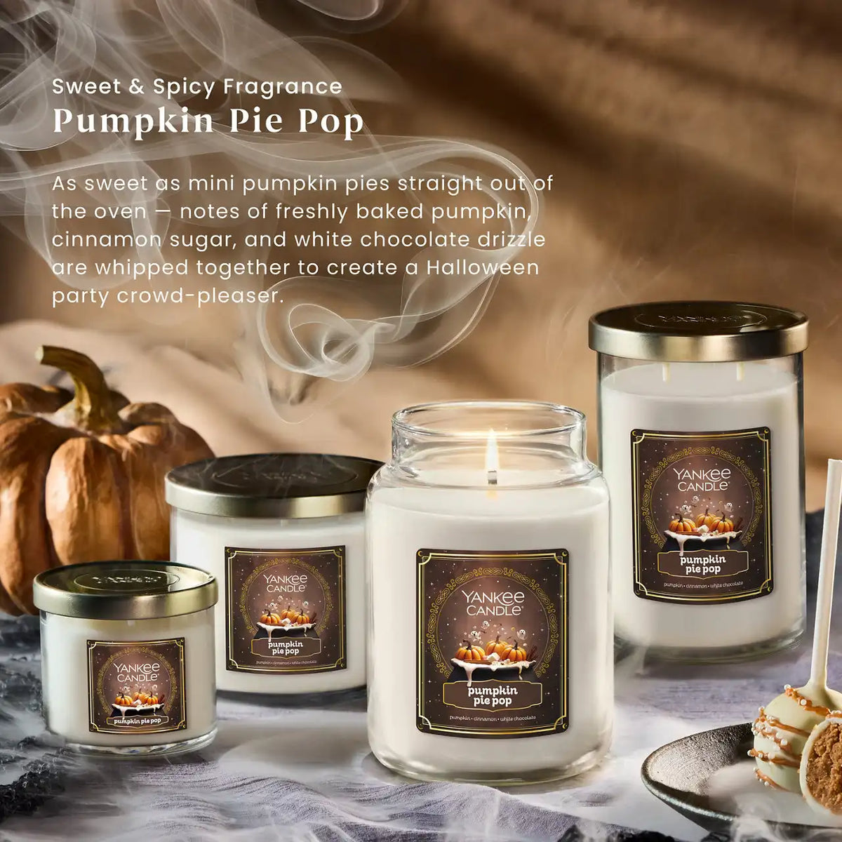 Pumpkin Pie Pop 3-Wick Candle