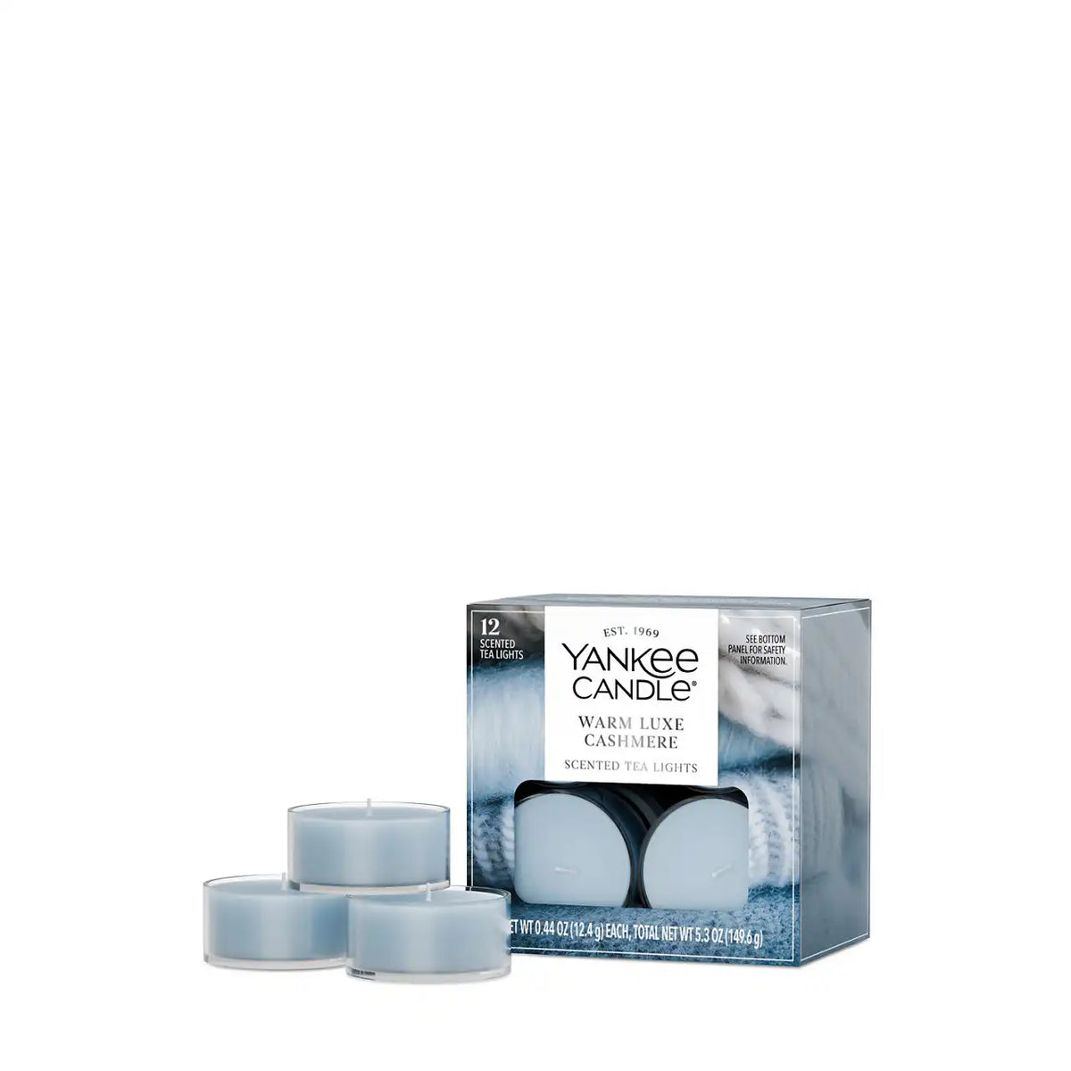 Warm Luxe Cashmere Tea Light Candles