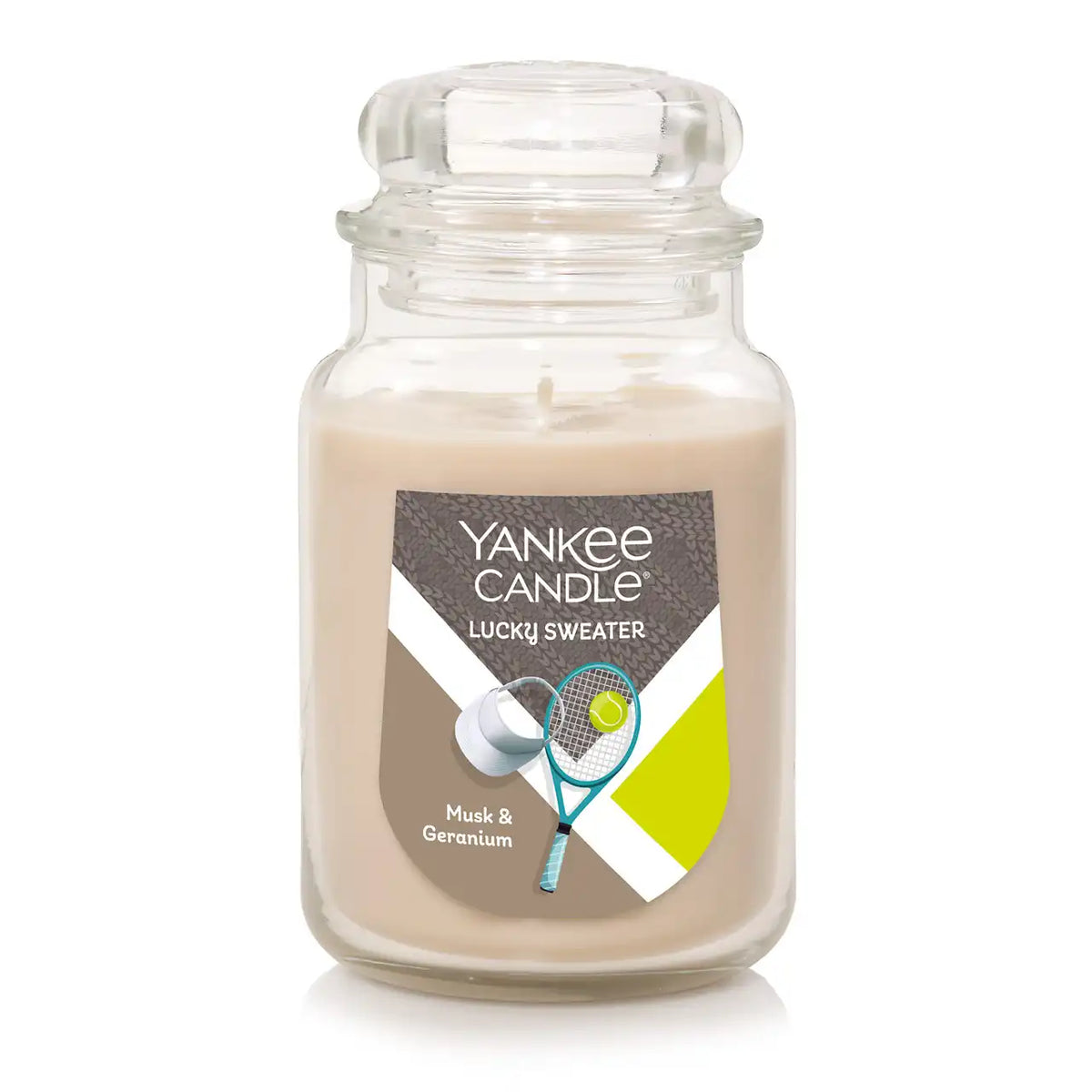 Lucky Sweater - Musk & Geranium Original Large Jar Candle